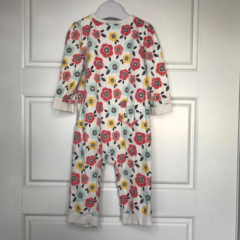 Gymboree Knit One Piece Outfit Baby Size‎ 12-18M Multicolor Floral Print Cotton